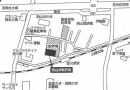 岡山県学校生活協同組合地図